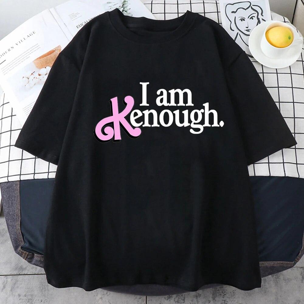 Футболки I Am Kenough для мужчин и женщин, рубашка с рисунком Barbenheimer, забавная одежда для кино, модные топы из 100% хлопка с круглым вырезом и короткими рукавами
Футболки I Am Kenough для мужчин и женщин, рубашка с рисунком Barbenheimer, забавная одежда для кино, модные топы из 100% хлопка с круглым вырезом и короткими рукавами