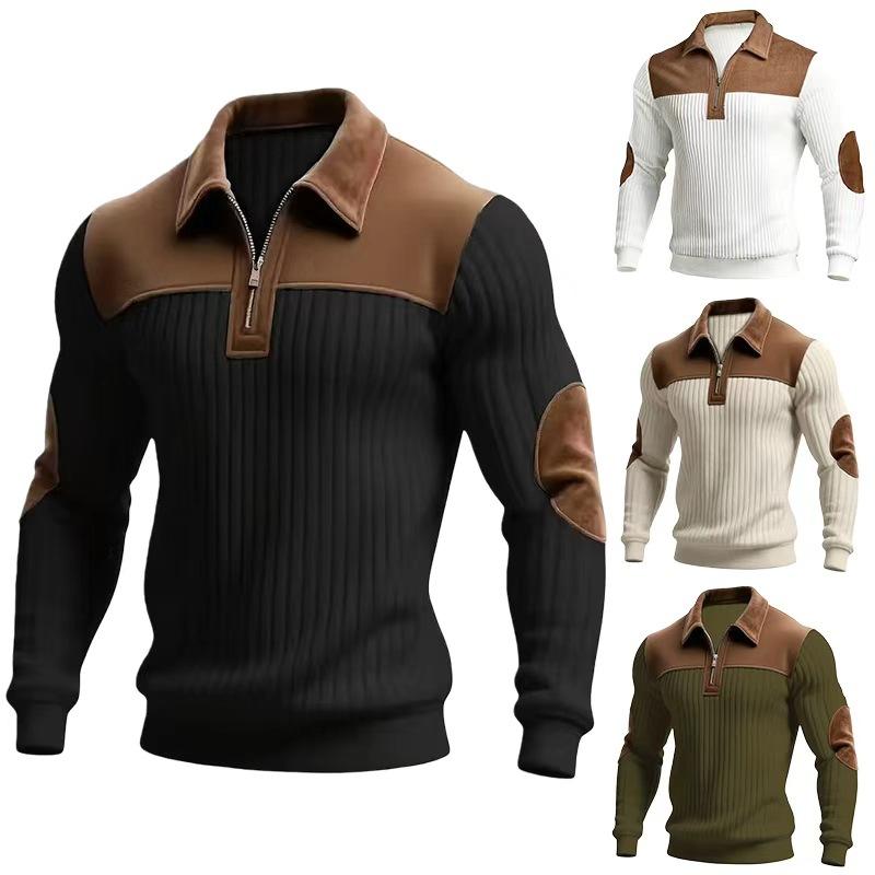 2026 Autumn and Winter Men s Xiyin Explosive Style Men s Retro Fashion Contrast Color Long Sleeve Half-Zip Henley M чёрный
2026 Autumn and Winter Men s Xiyin Explosive Style Men s Retro Fashion Contrast Color Long Sleeve Half-Zip Henley M чёрный
