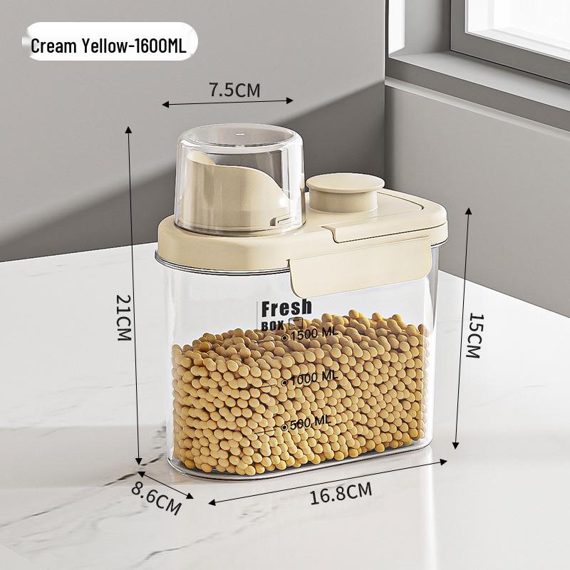 Large Capacity Sealed Grain Canister for Kitchen: Flour, Five Grains, Miscellaneous Grains Storage Container
Large Capacity Sealed Grain Canister for Kitchen: Flour, Five Grains, Miscellaneous Grains Storage Container