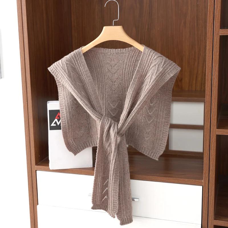 Women s 100% Pure Cashmere Multifunctional Shawl with Detachable Fake Collar Knitted Warm Shoulder Wrap Dress Shirt Scarf верблюд
Women s 100% Pure Cashmere Multifunctional Shawl with Detachable Fake Collar Knitted Warm Shoulder Wrap Dress Shirt Scarf верблюд