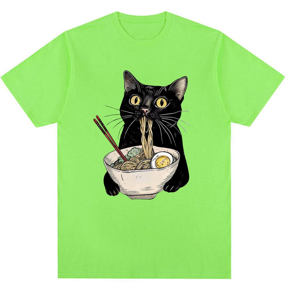 Funny Noodle Ramen Black Cat Graphic T-shirt Fashion Men s Women s Popular Short Sleeve Y2K Oversized Cotton T Shirts Streetwear 4XL
Funny Noodle Ramen Black Cat Graphic T-shirt Fashion Men s Women s Popular Short Sleeve Y2K Oversized Cotton T Shirts Streetwear 4XL