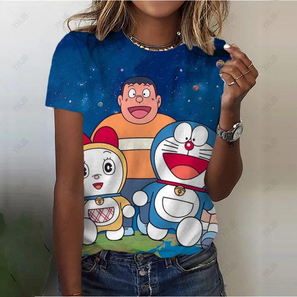 2023 модная женская футболка Doraemon с 3D принтом и круглым вырезом, с короткими рукавами, забавный женский пуловер в стиле аниме для вечеринок
2023 модная женская футболка Doraemon с 3D принтом и круглым вырезом, с короткими рукавами, забавный женский пуловер в стиле аниме для вечеринок