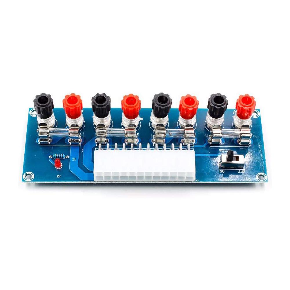 24 Pin ATX Power Supply Breakout Adapter Module Desktop Computer Chassis Power Supply ATX Transfer Board 12V 5V 3.3V
24 Pin ATX Power Supply Breakout Adapter Module Desktop Computer Chassis Power Supply ATX Transfer Board 12V 5V 3.3V