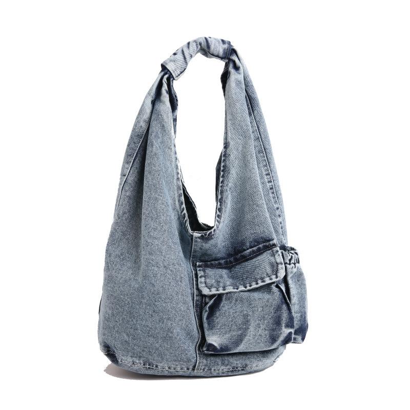 Retro Denim Shoulder Vest Bags for Women Simple Lazy Style Ladies Handbag Tote Large Capacity College Students Girls Bucket Bag светло-синий
Retro Denim Shoulder Vest Bags for Women Simple Lazy Style Ladies Handbag Tote Large Capacity College Students Girls Bucket Bag светло-синий