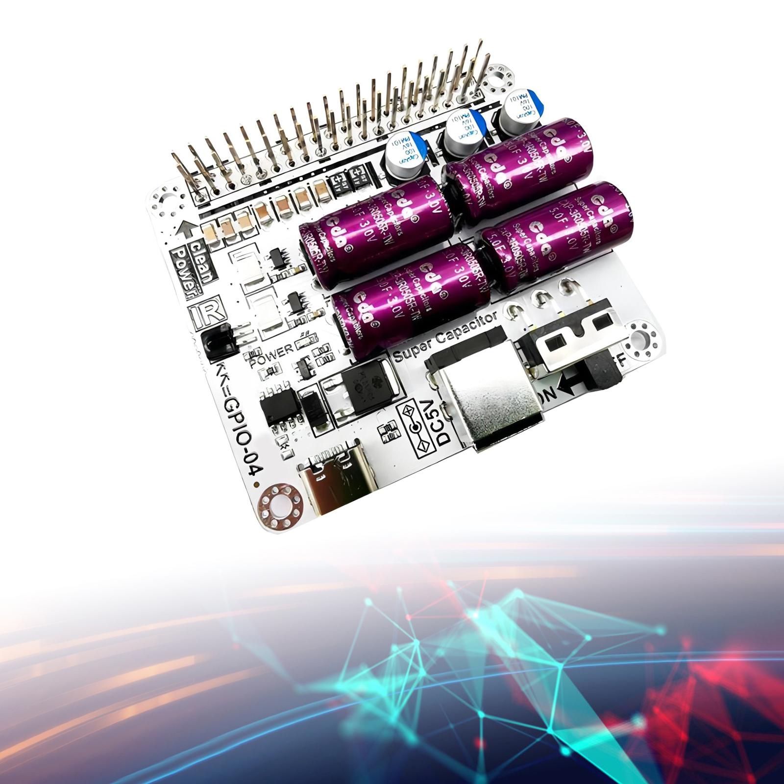 5 В HiFi Power Filter TypeC DC2.1 5 В вхід підходить для RPI Super Capacitor Filtering Module Зменшує шумові перешкоди
5 В HiFi Power Filter TypeC DC2.1 5 В вхід підходить для RPI Super Capacitor Filtering Module Зменшує шумові перешкоди