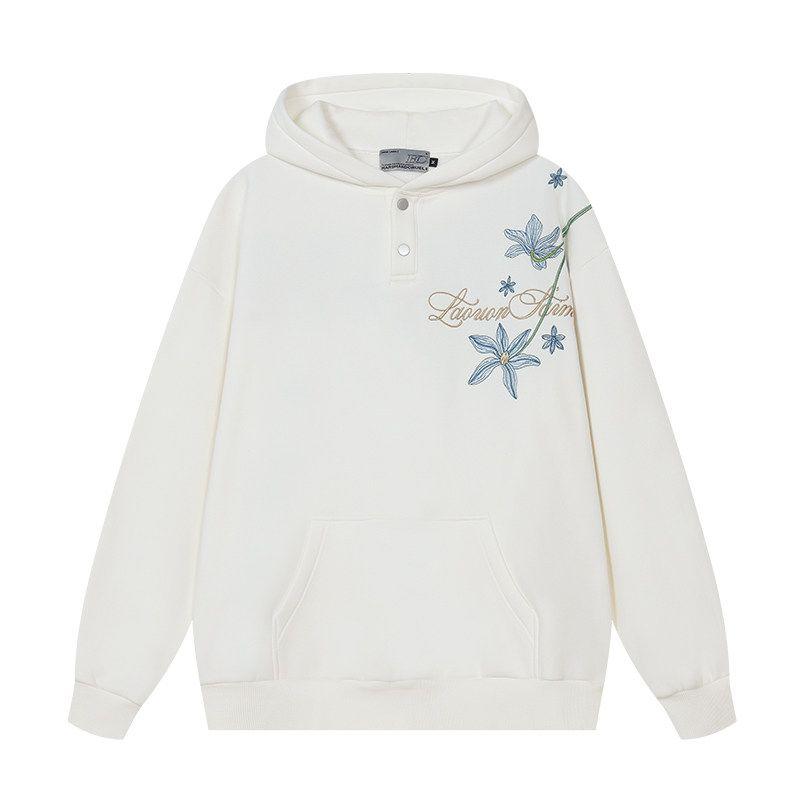 HACR Women Harshandcruel New Chinese Style over the Shoulder Blue Flowers Florals Embroider Hooded Henry Collar Sweatshirt Off-White X L
HACR Women Harshandcruel New Chinese Style over the Shoulder Blue Flowers Florals Embroider Hooded Henry Collar Sweatshirt Off-White X L