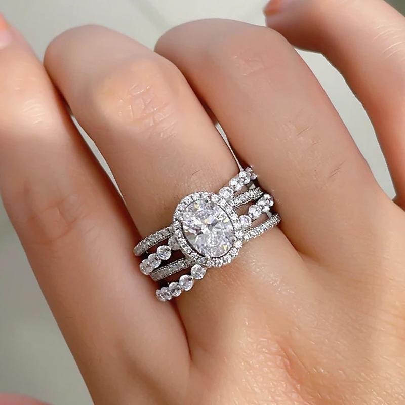 CAOSHI Bright Oval Shape Zirconia Finger Ring Lady Bridal Wedding Band Zircon Fashion Luxury Accessories for Engagement Party 6
CAOSHI Bright Oval Shape Zirconia Finger Ring Lady Bridal Wedding Band Zircon Fashion Luxury Accessories for Engagement Party 6