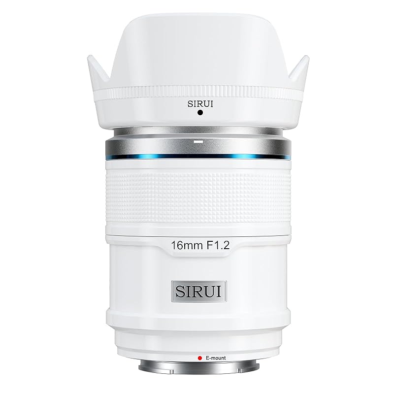 SIRUI Sniper 16mm Autofocus lens, F1.2 wide angle APS-C camera lens, A5 A6 A7 FX A9 ZV-E For series (E mount, white)
SIRUI Sniper 16mm Autofocus lens, F1.2 wide angle APS-C camera lens, A5 A6 A7 FX A9 ZV-E For series (E mount, white)