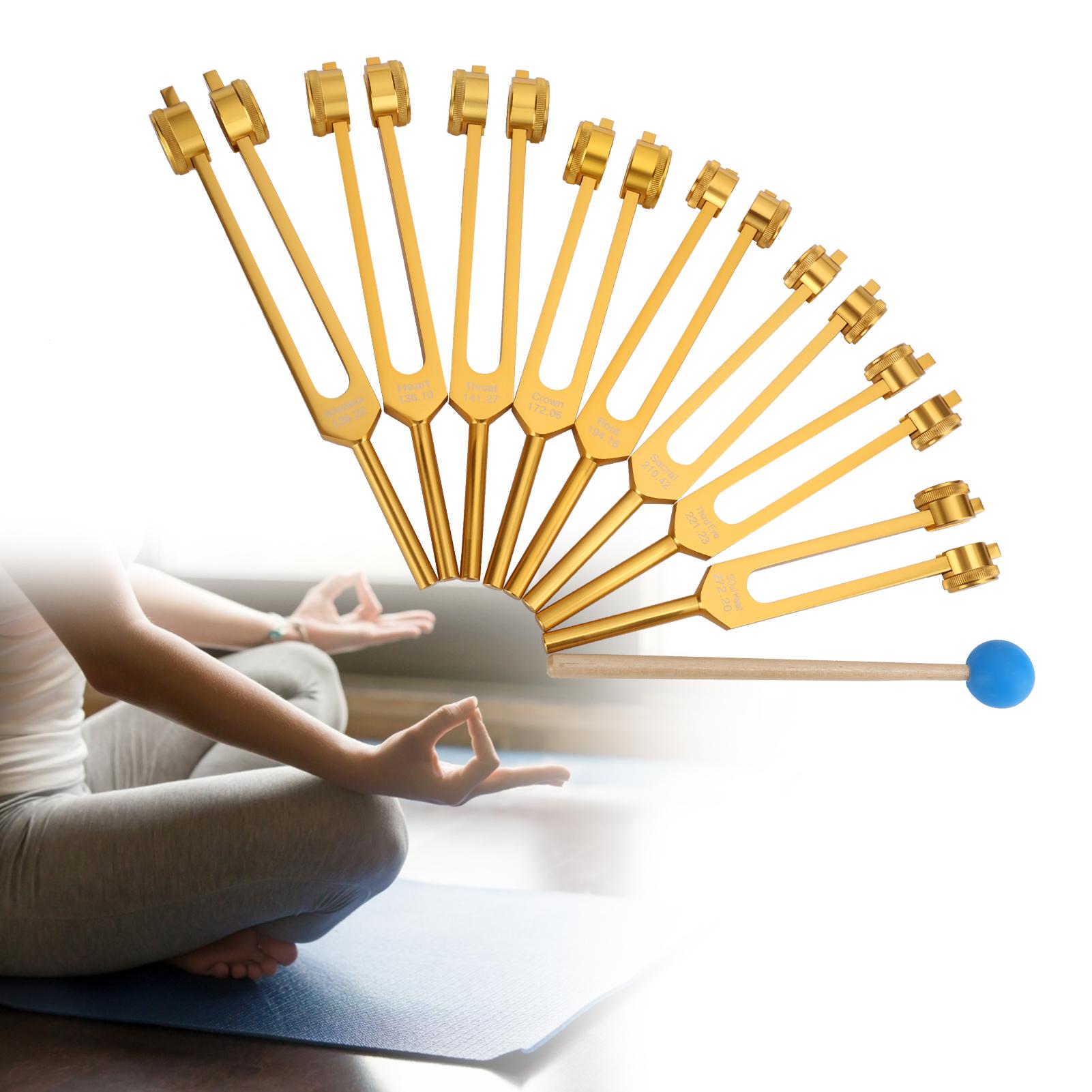 8pcs Professional Sound Healing Therapy Tuning Fork Aluminum Alloy Tuning Fork Tool Set
8pcs Professional Sound Healing Therapy Tuning Fork Aluminum Alloy Tuning Fork Tool Set