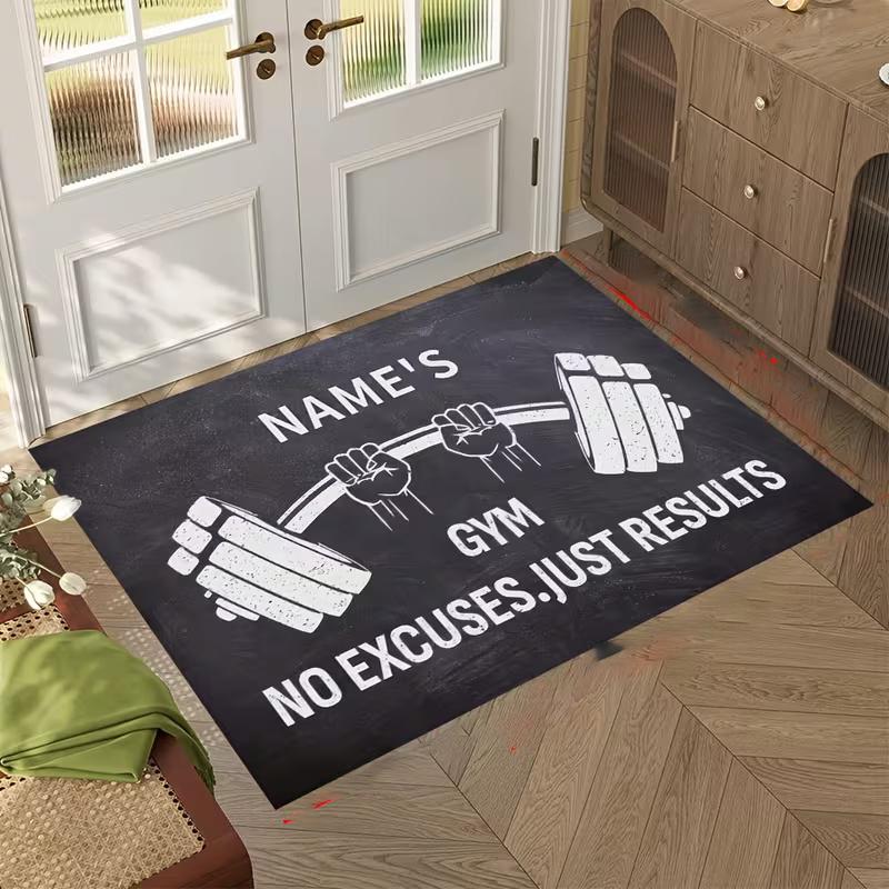 Dumbbell Fitness Equipment Door Mat Gym Enthusiasts Welcome Front Door Mat Anti-Slip Indoor Doormat Living Room Entrance Rug 40cm x 60cm
Dumbbell Fitness Equipment Door Mat Gym Enthusiasts Welcome Front Door Mat Anti-Slip Indoor Doormat Living Room Entrance Rug 40cm x 60cm