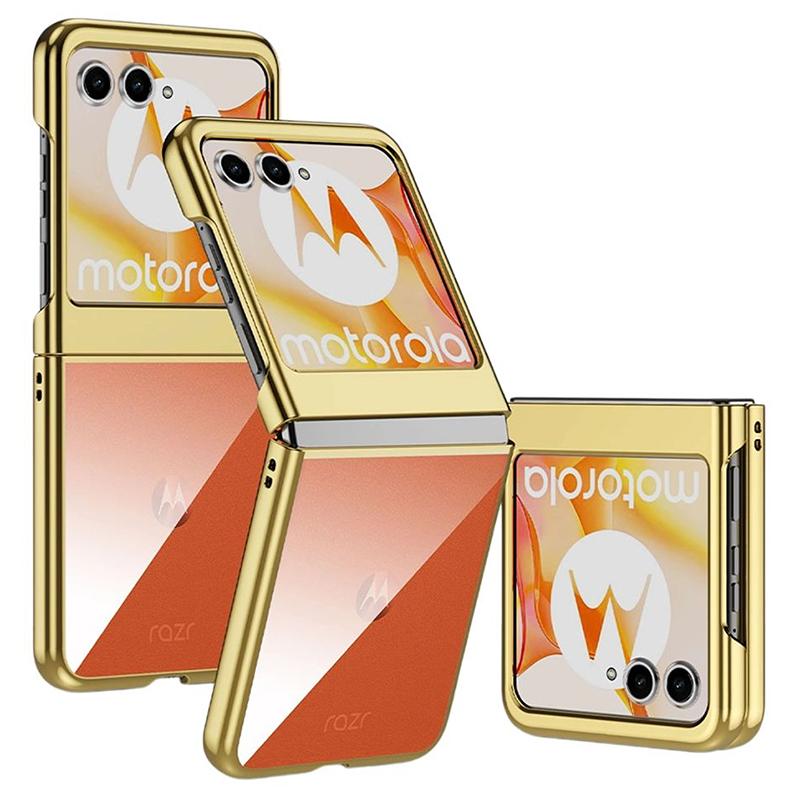 For Motorola Razr 50 5G Case Electroplating Ultra Thin Transparent PC Phone Cover Gold
For Motorola Razr 50 5G Case Electroplating Ultra Thin Transparent PC Phone Cover Gold