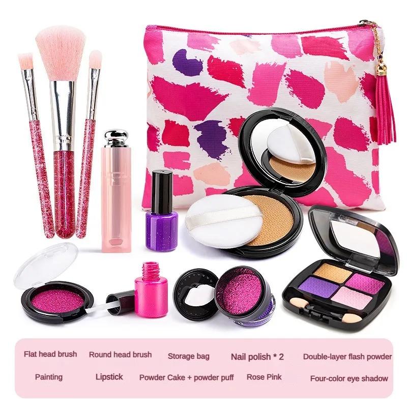 Pretend Play Makeup Kit Girls Realistic Eye Shadow Set Non-Toxic Role Play Toy with Cosmetic Bag Gift ONLY Models CAN NOT Use
Pretend Play Makeup Kit Girls Realistic Eye Shadow Set Non-Toxic Role Play Toy with Cosmetic Bag Gift ONLY Models CAN NOT Use