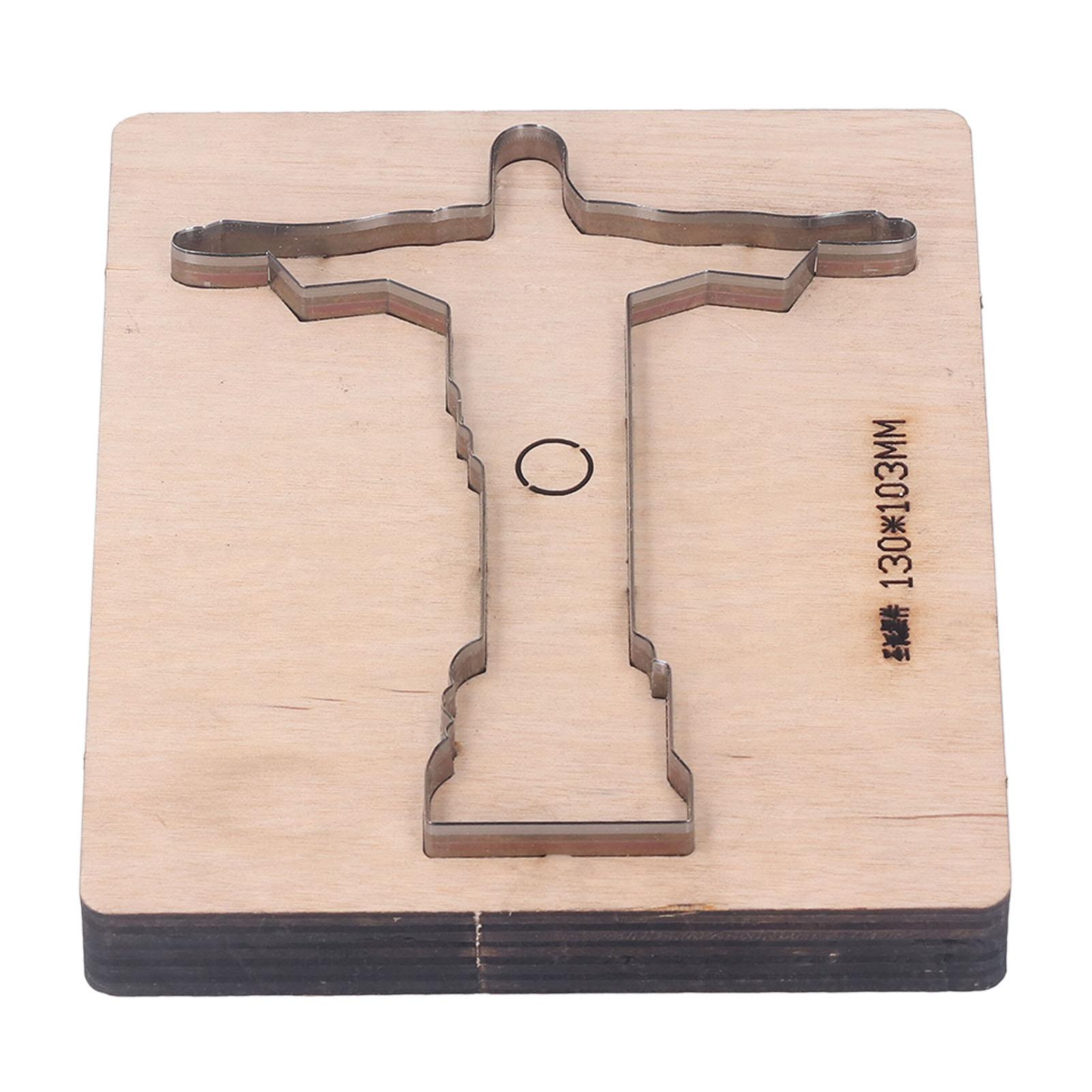 Leather Cutting Die Jesus Shaped Alloy Steel Wooden Board Punch Die for Fabrics DIY Projects
Leather Cutting Die Jesus Shaped Alloy Steel Wooden Board Punch Die for Fabrics DIY Projects