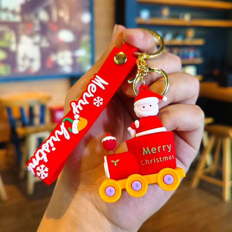 Train Style Christmas Keychain Christmas Tree Gift Snowman Doll Machine Keychain Holiday Gift Souvenir for Couples Fashion Toys
Train Style Christmas Keychain Christmas Tree Gift Snowman Doll Machine Keychain Holiday Gift Souvenir for Couples Fashion Toys