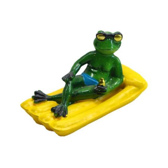 Floating Resin Frog Figurine Funny Frog on A Pool Float Statue for Outdoor Garden Pool Ponds Flower Pots Decor Frog
Floating Resin Frog Figurine Funny Frog on A Pool Float Statue for Outdoor Garden Pool Ponds Flower Pots Decor Frog
