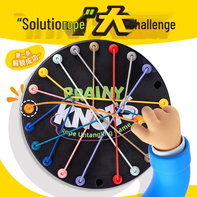 Montessori Puzzle: Twisting Rope Props for Kids Logical Intelligence Development
Montessori Puzzle: Twisting Rope Props for Kids Logical Intelligence Development