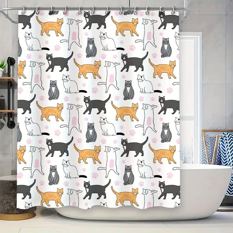 White Black Geometric Shower Curtain For Home Decor Customizable With Name Easy Install Hook Included W60H190(CM)-1 Pcs
White Black Geometric Shower Curtain For Home Decor Customizable With Name Easy Install Hook Included W60H190(CM)-1 Pcs