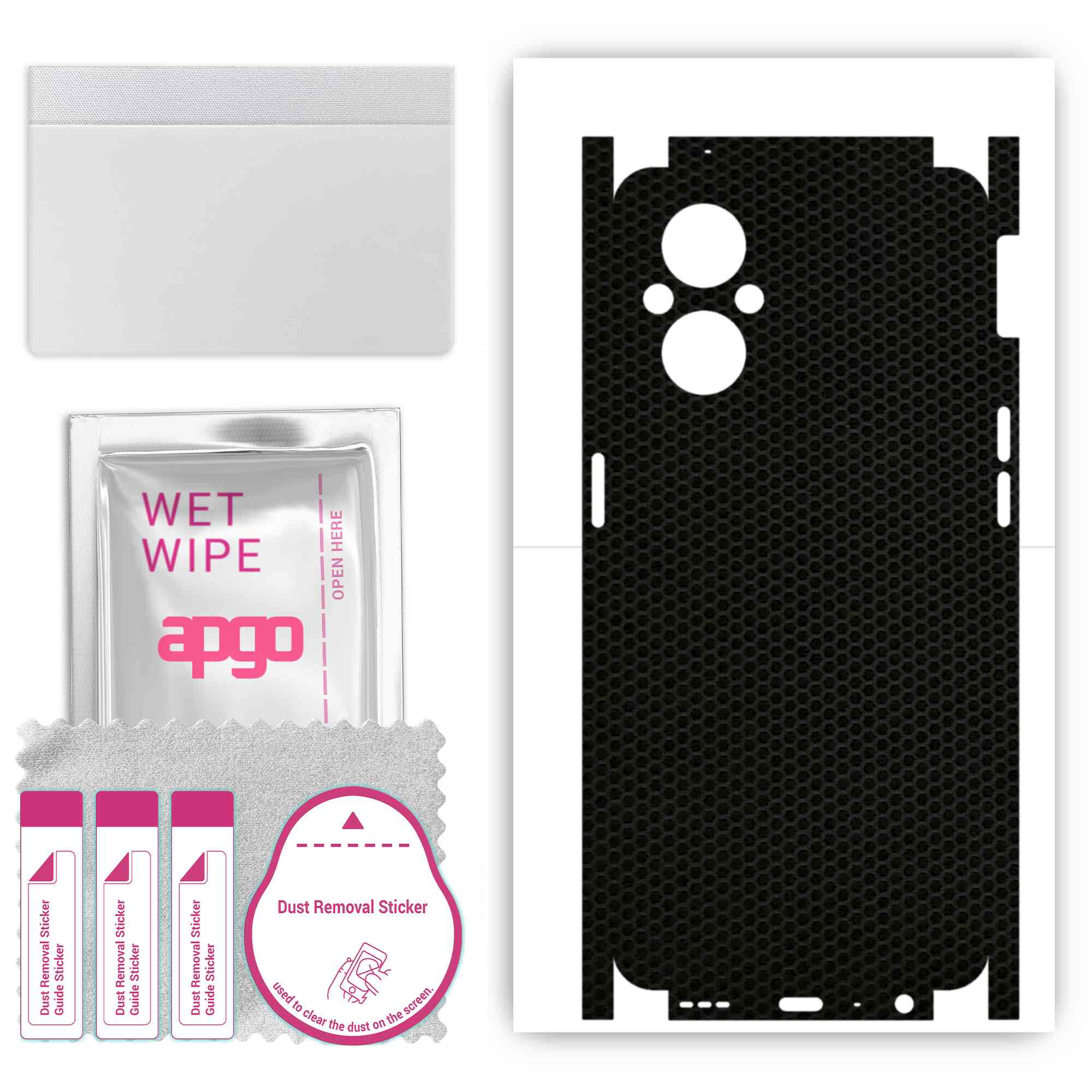 apgo Protective Skin Sticker for the back+sides compatible with Oppo F21 Pro 5G, Full Wrap Film, Foil, Vinyl - Pattern Matrix
apgo Protective Skin Sticker for the back+sides compatible with Oppo F21 Pro 5G, Full Wrap Film, Foil, Vinyl - Pattern Matrix