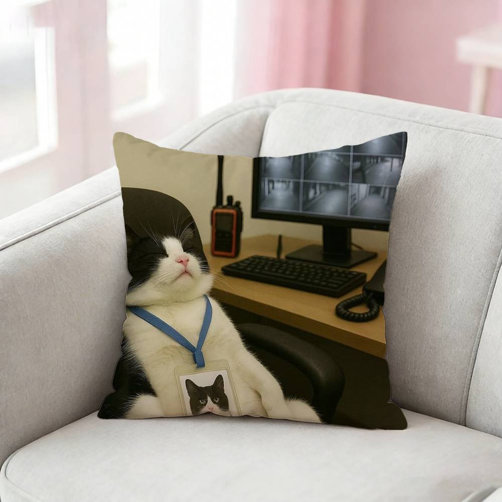 Funny cute office cat Pillow Case Pattern Printed Pillowcase For Living Room Sofa Cushion Cover 30x30cm
Funny cute office cat Pillow Case Pattern Printed Pillowcase For Living Room Sofa Cushion Cover 30x30cm