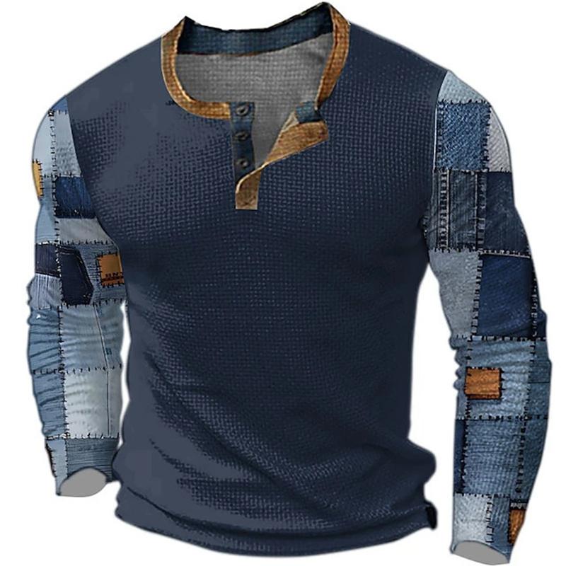 Необычная мужская футболка на 3 пуговицах с рисунком, выполненным методом цифровой печати, удобное полиэфирное волокно для ношения весной и осенью, повседневная одежда для улицы XL
Необычная мужская футболка на 3 пуговицах с рисунком, выполненным методом цифровой печати, удобное полиэфирное волокно для ношения весной и осенью, повседневная одежда для улицы XL