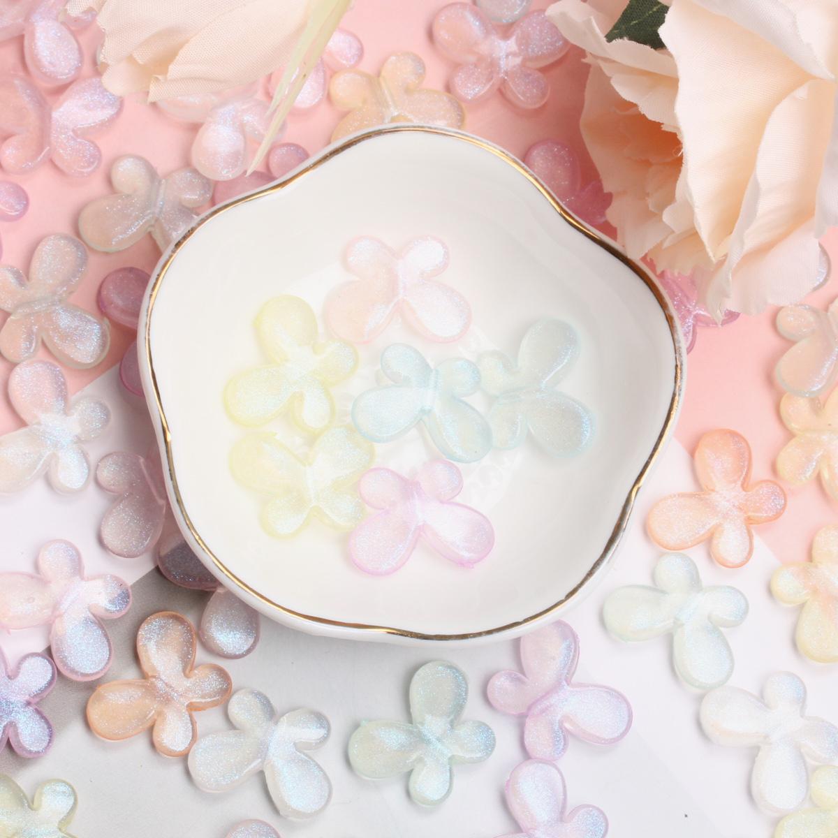 100 шт. DIY ювелирные аксессуары изысканные модные свободные бусины в форме бабочек перламутровый цвет
100 шт. DIY ювелирные аксессуары изысканные модные свободные бусины в форме бабочек перламутровый цвет