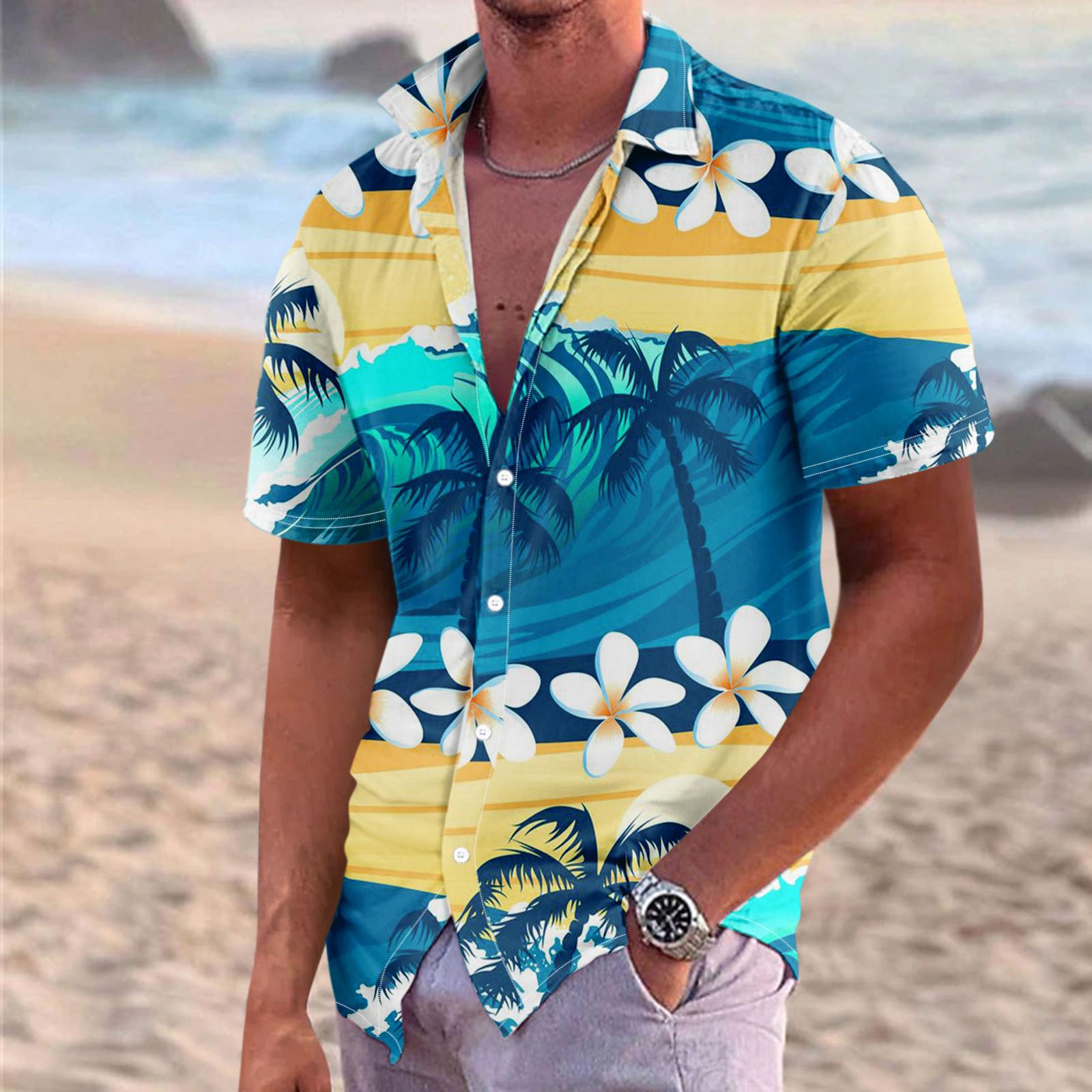 Гавайская рубашка для мужчин, мужские винтажные рубашки для боулинга на пуговицах, летняя пляжная рубашка с коротким рукавом L синий
Гавайская рубашка для мужчин, мужские винтажные рубашки для боулинга на пуговицах, летняя пляжная рубашка с коротким рукавом L синий
