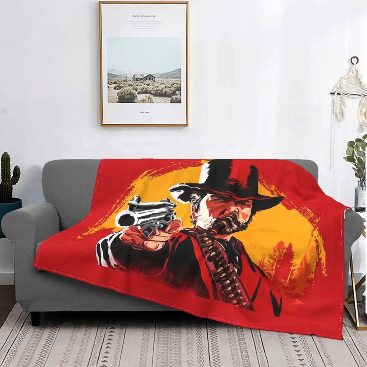 Red Dead Redemption 2 RDR2 Blanket US West cowboy Fuzzy Novelty Warm Throw Blankets for Bedding Lounge Summer 80x120cm
Red Dead Redemption 2 RDR2 Blanket US West cowboy Fuzzy Novelty Warm Throw Blankets for Bedding Lounge Summer 80x120cm