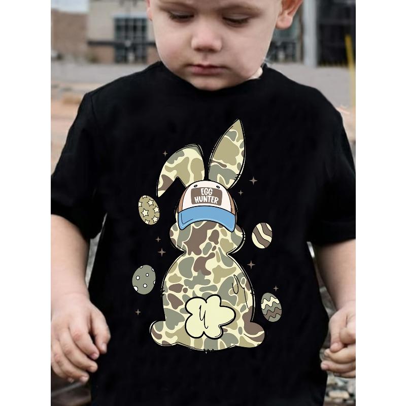 European Size Boy Rabbit and Egg Print Stylish Versatile Casual T-Shirt 98cm чёрный
European Size Boy Rabbit and Egg Print Stylish Versatile Casual T-Shirt 98cm чёрный