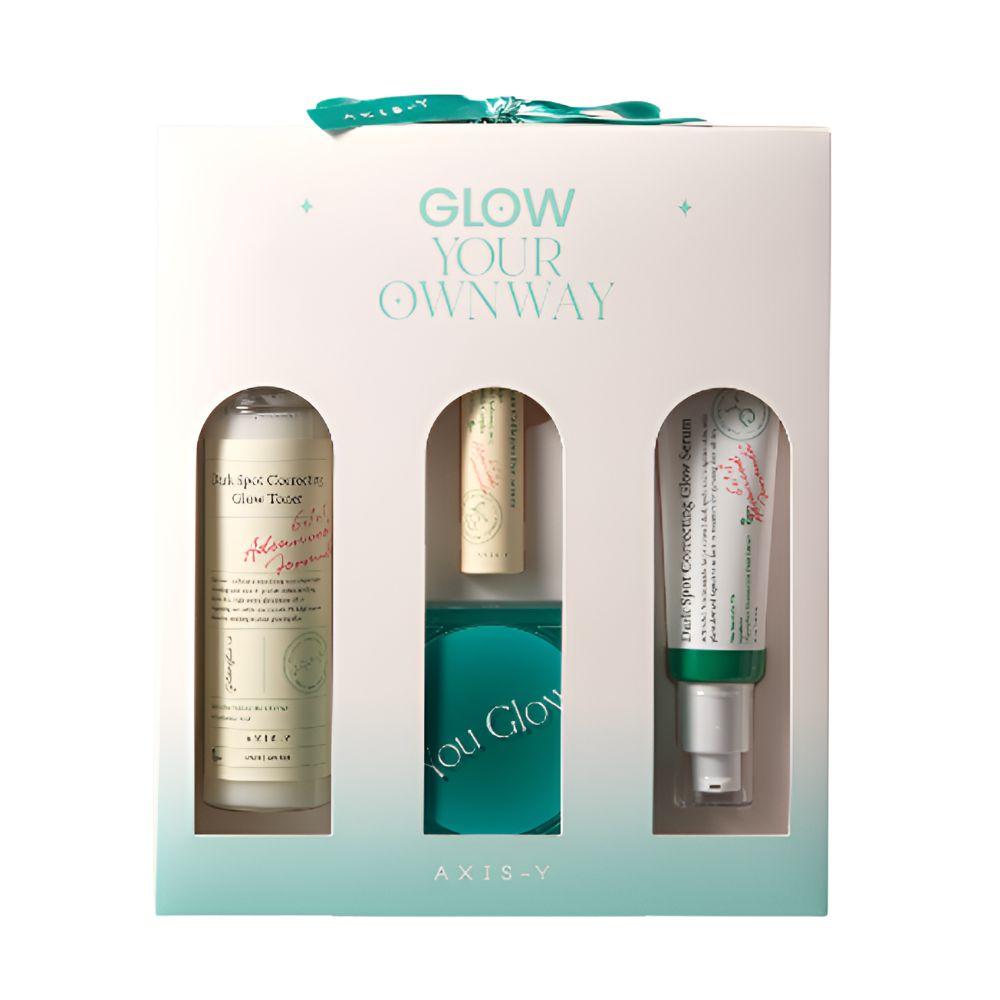 AXIS-Y Glow Holiday Limited Edition Set (Glow Toner 125ml + Eye Serum 10ml + Glow Serum 50ml)
AXIS-Y Glow Holiday Limited Edition Set (Glow Toner 125ml + Eye Serum 10ml + Glow Serum 50ml)