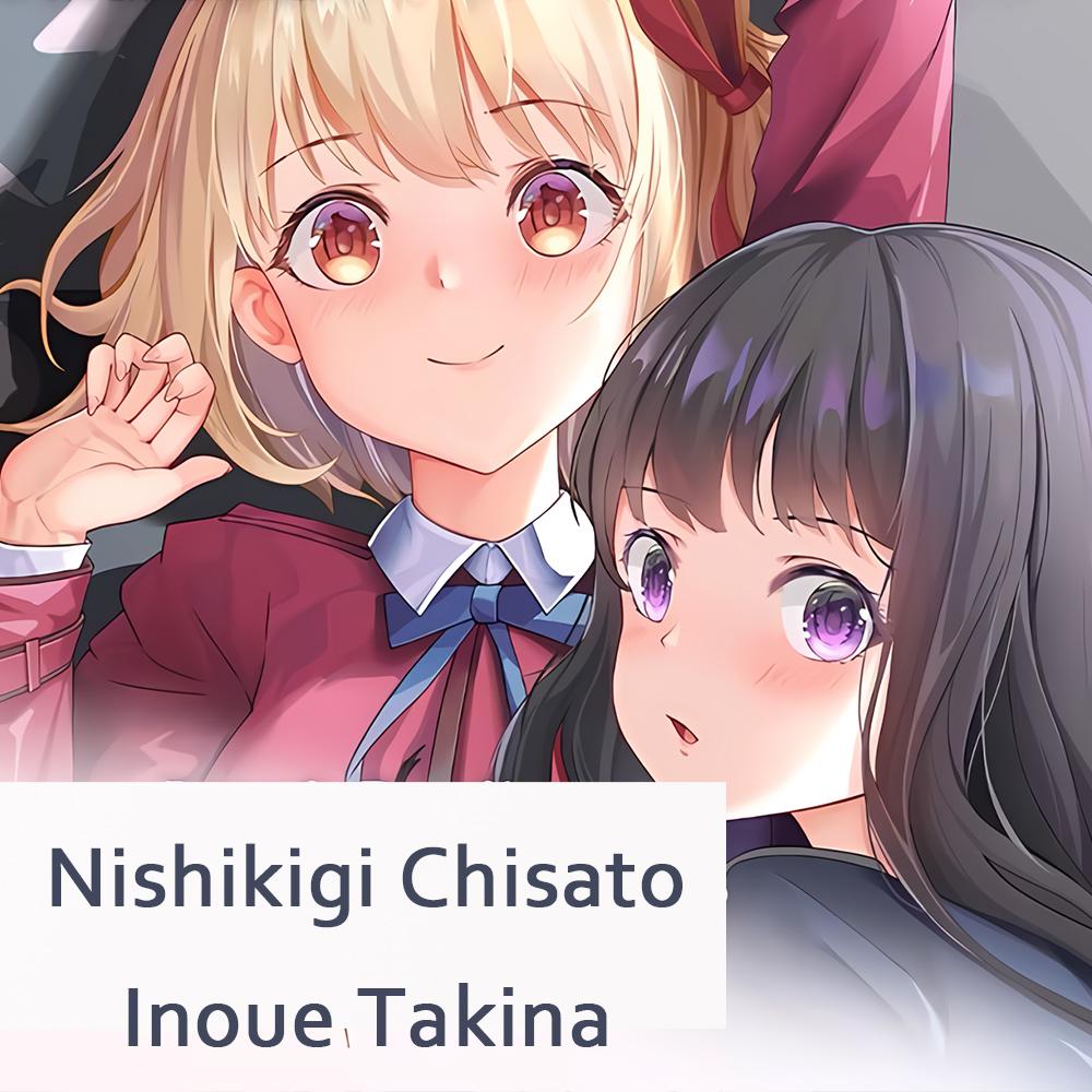 Lycoris Recoil Takina Inoue Chisato Nishikigi Dakimakura обнимающая наволочка для тела Косплэй аниме наволочка отаку наволочка
Lycoris Recoil Takina Inoue Chisato Nishikigi Dakimakura обнимающая наволочка для тела Косплэй аниме наволочка отаку наволочка