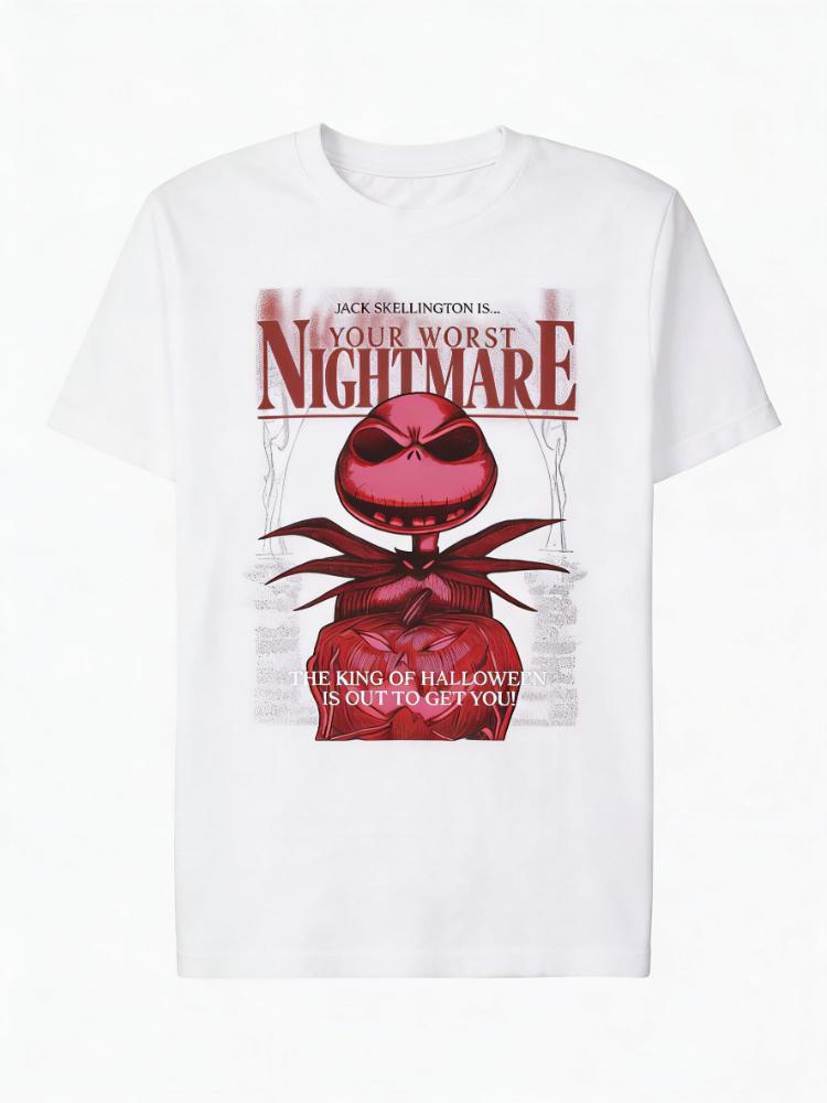 New Nightmare Before Christmas Your Worst Nightmare Printed Washed Womens Short Sleeve Casual TShirt S
New Nightmare Before Christmas Your Worst Nightmare Printed Washed Womens Short Sleeve Casual TShirt S