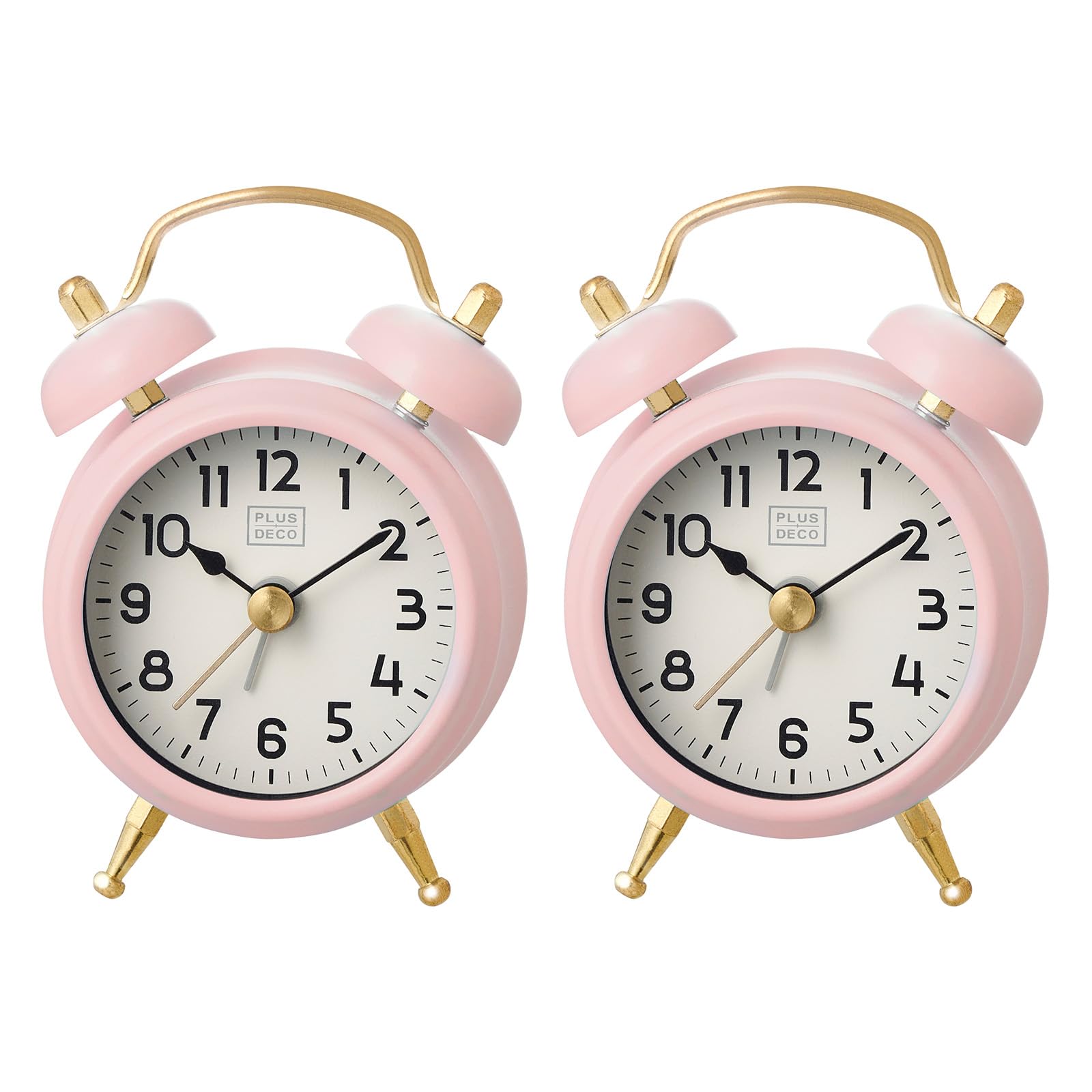 CREPHA Mini Twin Bell Clocks of with Electronic Antique Classic (Set 2) - Analog, Small, 5.5cm Diameter, Alarm. Cute, Style, Design. Pink. (Model рожевий
CREPHA Mini Twin Bell Clocks of with Electronic Antique Classic (Set 2) - Analog, Small, 5.5cm Diameter, Alarm. Cute, Style, Design. Pink. (Model рожевий