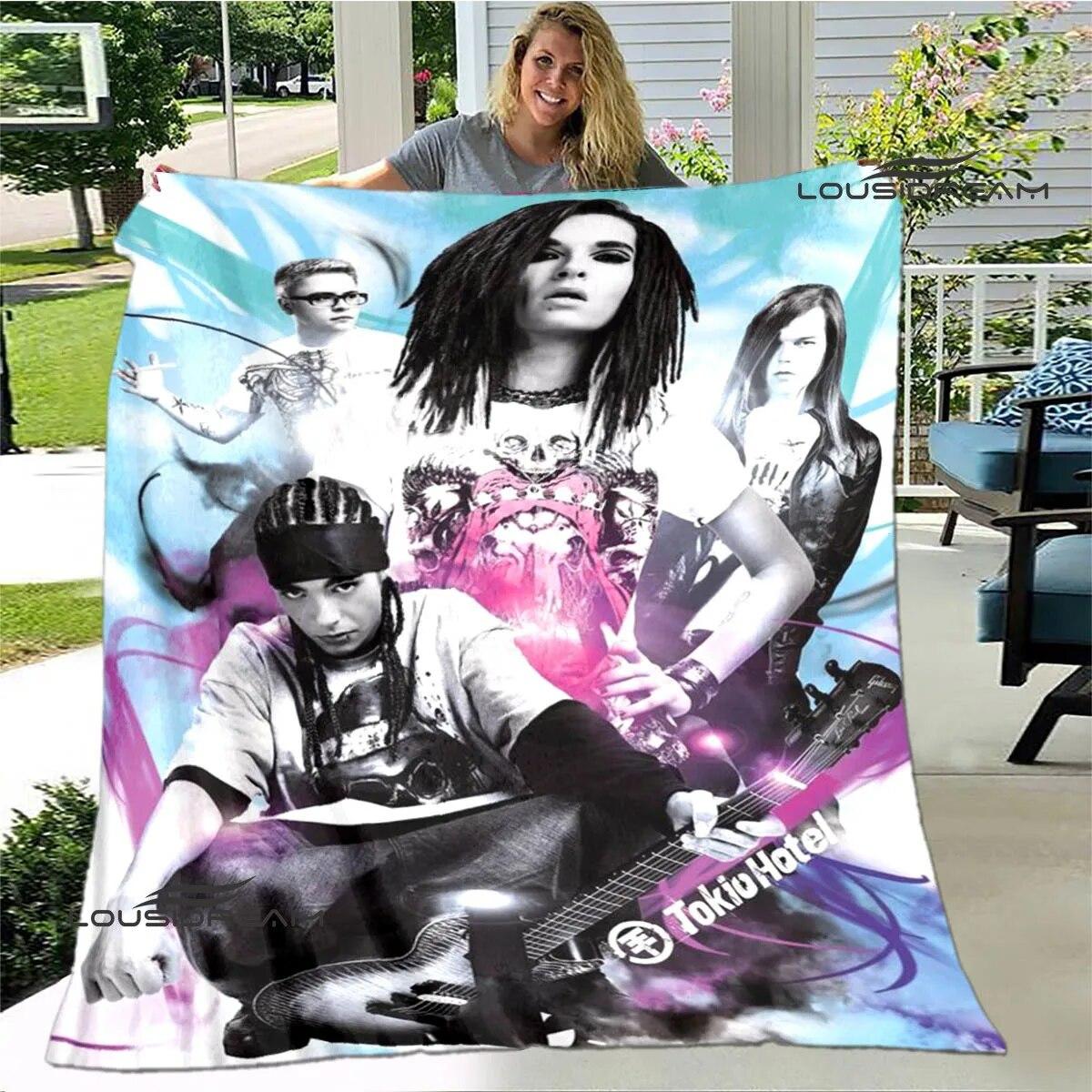 Tokio Hotel Band Printed Blanket Kids Warm Blanket Flannel Soft Cozy Blanket Blanket for Gift All Seasons
Tokio Hotel Band Printed Blanket Kids Warm Blanket Flannel Soft Cozy Blanket Blanket for Gift All Seasons