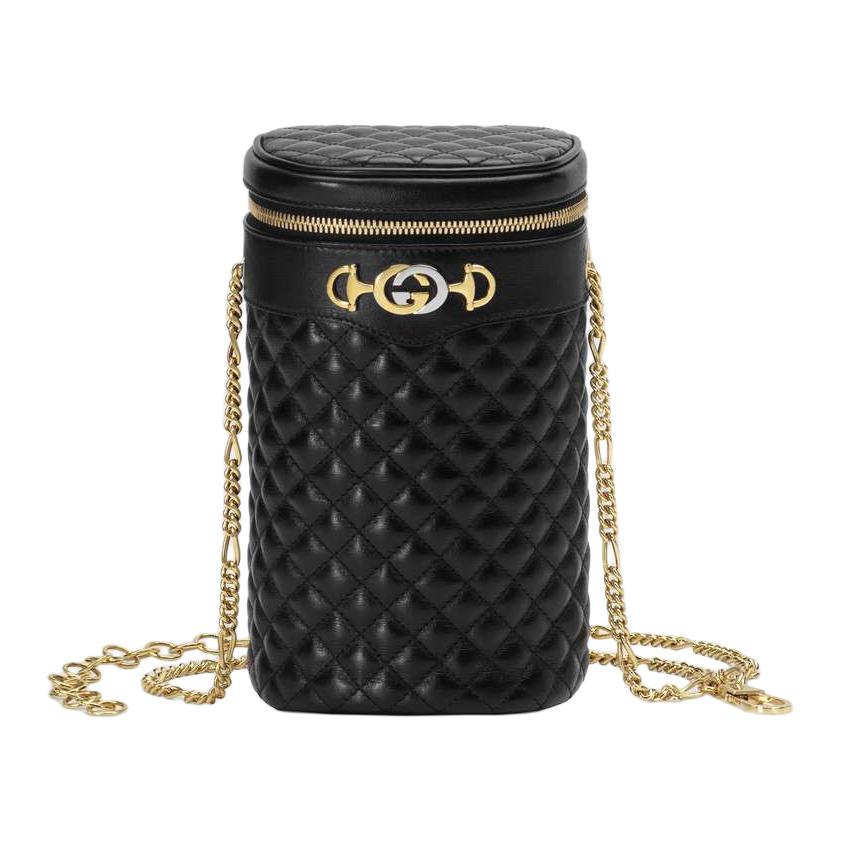 Gucci Zumi Series Double G Buckle Chain Quilted Leather Cylinder Bag Clutch Crossbody Shoulder Bag Women bags Black 572298-0YKNX-1000 Box(Basic Set+Box)
Gucci Zumi Series Double G Buckle Chain Quilted Leather Cylinder Bag Clutch Crossbody Shoulder Bag Women bags Black 572298-0YKNX-1000 Box(Basic Set+Box)