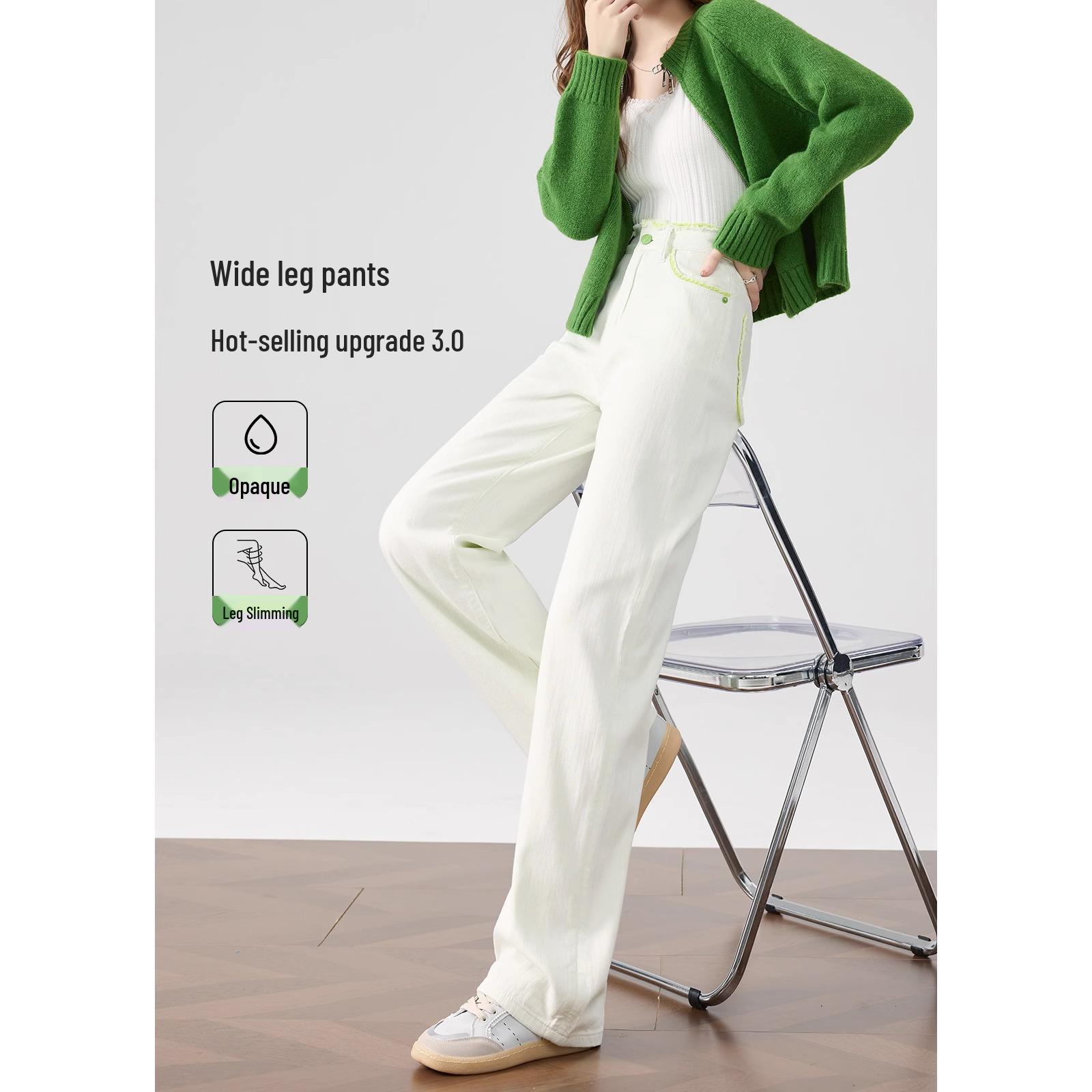 Women s Mint Green Tencel High-Waisted Slim Straight Leg Jeans - Summer 2025 28 (for 53-58 kg)
Women s Mint Green Tencel High-Waisted Slim Straight Leg Jeans - Summer 2025 28 (for 53-58 kg)