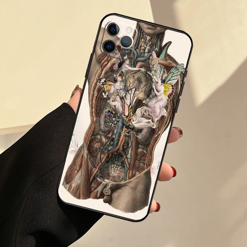 Медицинский чехол для телефона с анатомией человека для iPhone 11 12 13 Pro Max 13 Mini X XR XS Max 7 8 Plus, силиконовая задняя крышка iphone 5 5S
Медицинский чехол для телефона с анатомией человека для iPhone 11 12 13 Pro Max 13 Mini X XR XS Max 7 8 Plus, силиконовая задняя крышка iphone 5 5S