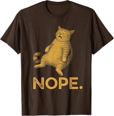 Funny Lazy Cat Nope CatLady Kitty Dad Feline Lover TShirt Cool Y2k Sleepy Cat Graphic Outfit Cartoon Kitten Saying Tee Novelty 4XL
Funny Lazy Cat Nope CatLady Kitty Dad Feline Lover TShirt Cool Y2k Sleepy Cat Graphic Outfit Cartoon Kitten Saying Tee Novelty 4XL
