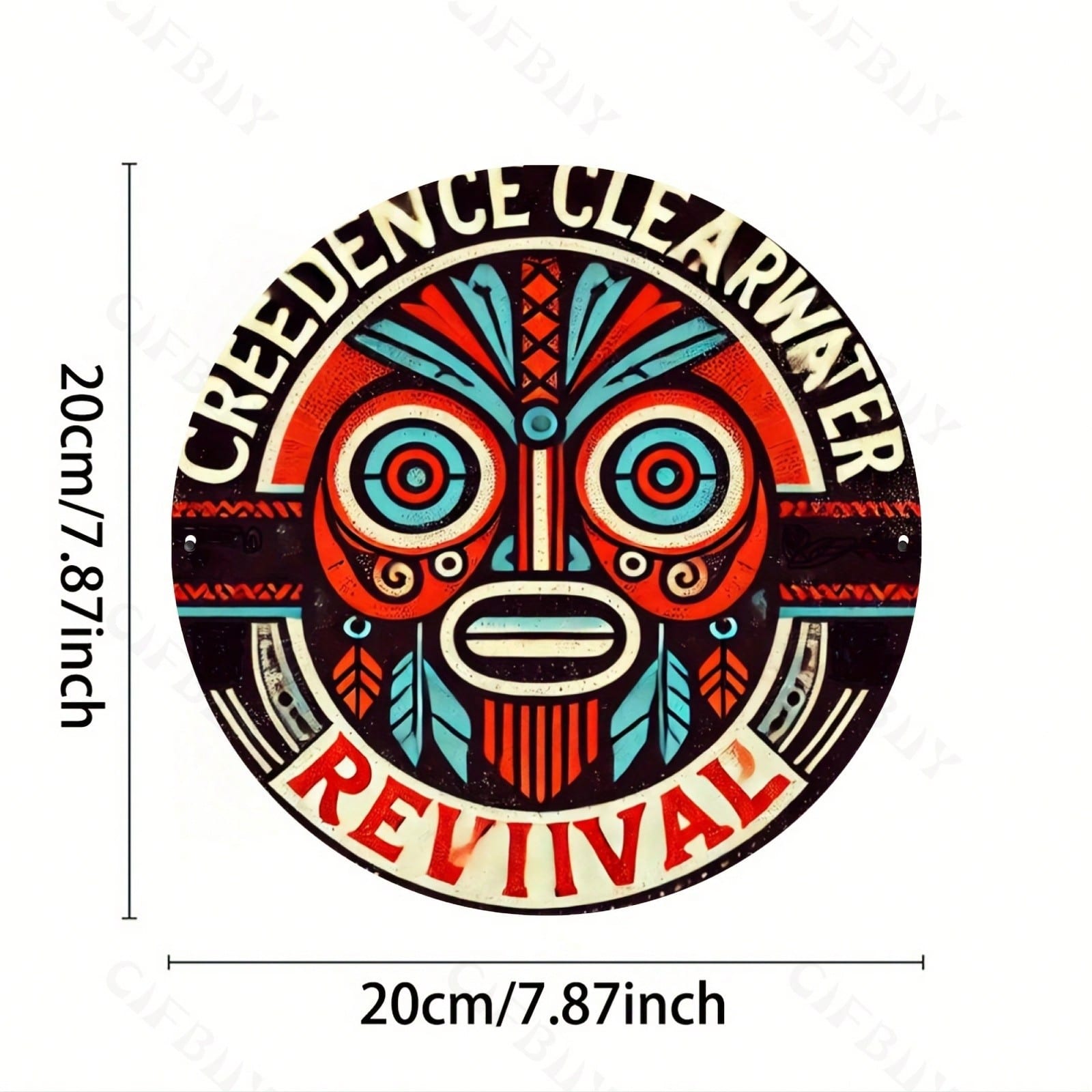 Creedence Clearwater Revival Vintage 1970s Metal Sign Wall Decor 8x8 Inch Round Aluminum Art Gift for Home Office Bar Cafe разноцветный
Creedence Clearwater Revival Vintage 1970s Metal Sign Wall Decor 8x8 Inch Round Aluminum Art Gift for Home Office Bar Cafe разноцветный