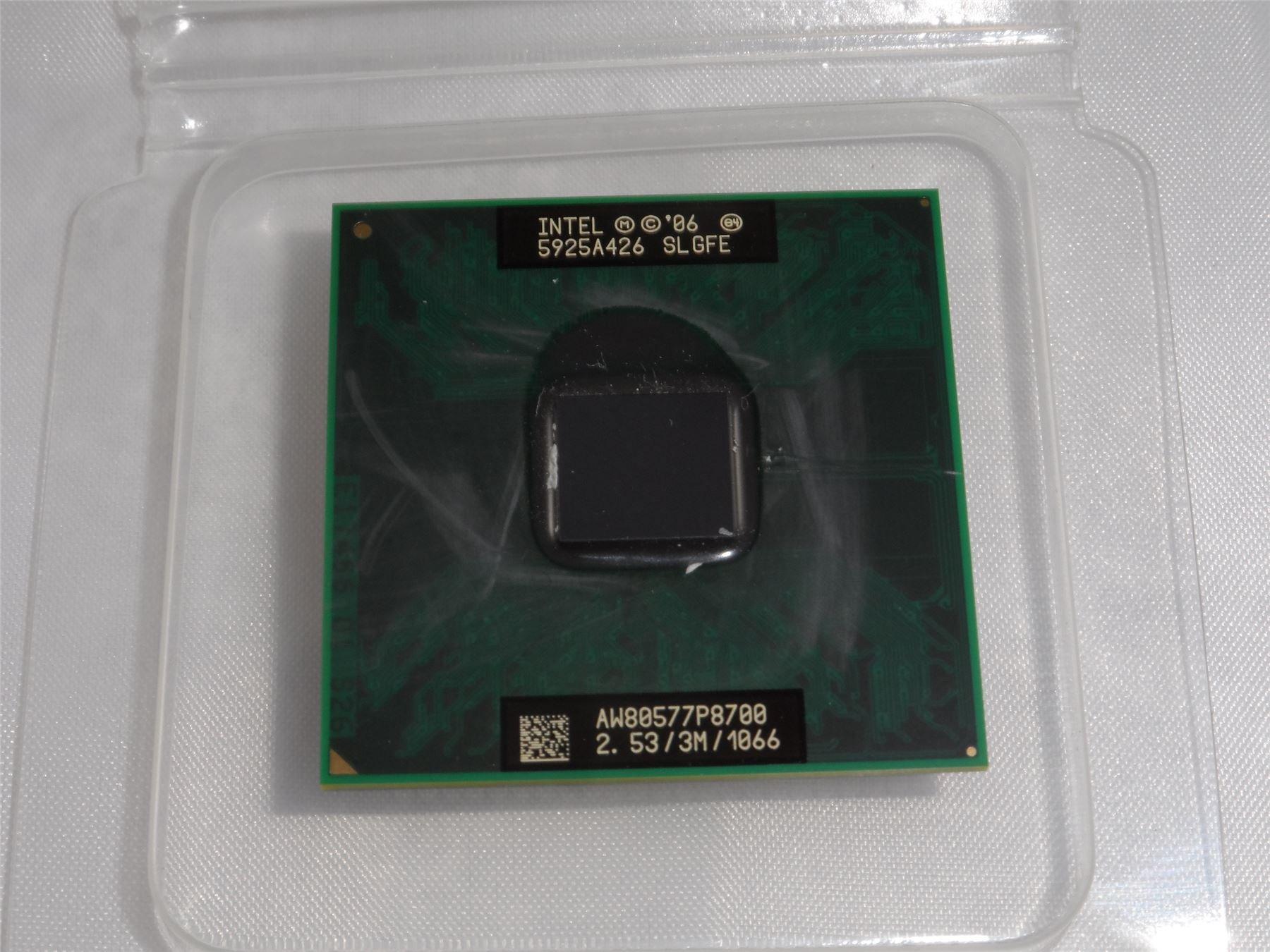 Мобільний процесор Intel Intel Core 2 DUO P8700 1066 МГц 3 МБ Socket P SLGFE 2,53 ГГц -
Мобільний процесор Intel Intel Core 2 DUO P8700 1066 МГц 3 МБ Socket P SLGFE 2,53 ГГц -