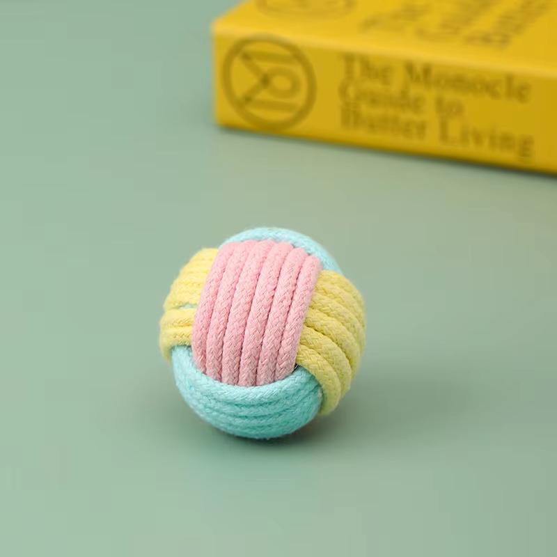 Cat Toy Pet Molar Bite-resistant Cotton Balls for Kittens Relieve Tartar Cleaning Teeth Self Pleasure Relieves Boredom
Cat Toy Pet Molar Bite-resistant Cotton Balls for Kittens Relieve Tartar Cleaning Teeth Self Pleasure Relieves Boredom