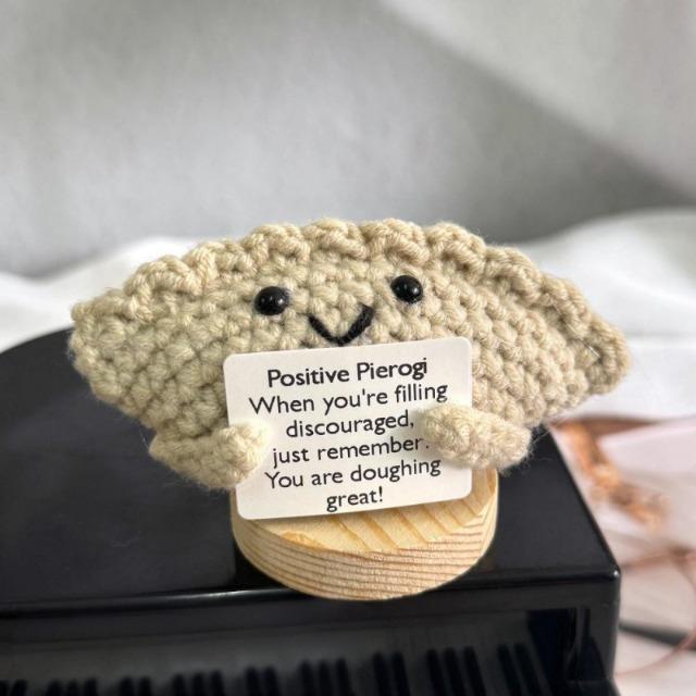 Handmade Crochet Food Doll - Emotional Support Positive Energy Pizza Dumpling Desktop Ornament for Office Home Christmas Gift
Handmade Crochet Food Doll - Emotional Support Positive Energy Pizza Dumpling Desktop Ornament for Office Home Christmas Gift