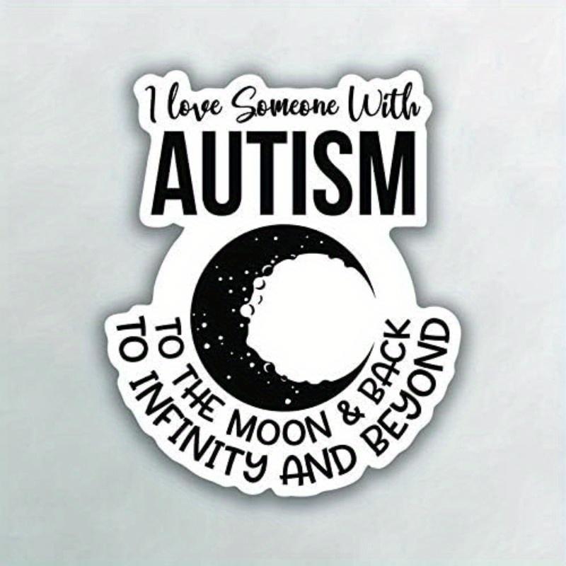 I Love Someone With Autism To The Moon PVC Decal Sticker - Car Truck Van SUV Window Wall Cup Laptop 1pc
I Love Someone With Autism To The Moon PVC Decal Sticker - Car Truck Van SUV Window Wall Cup Laptop 1pc