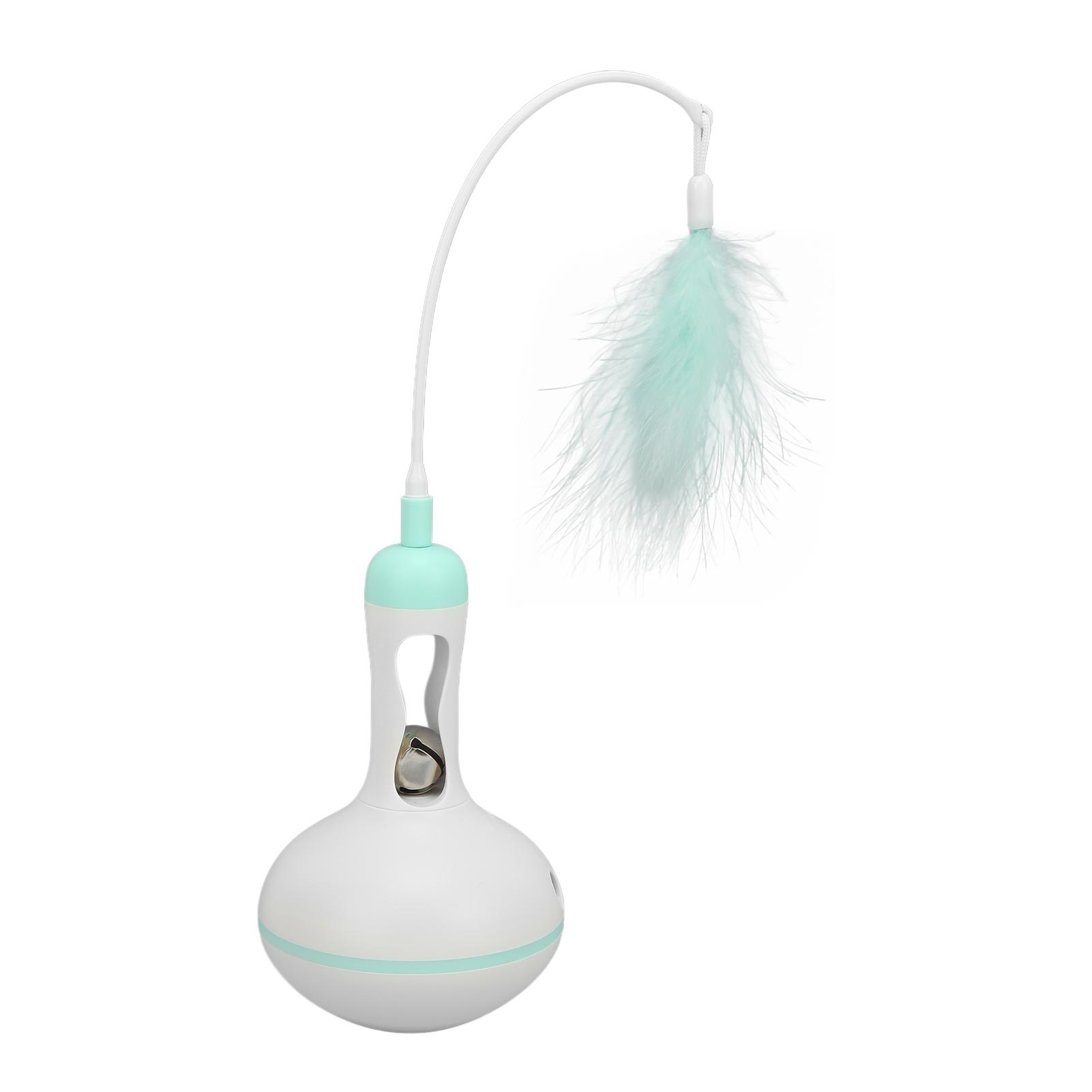 Cat Treat Dispenser Toy Interactive Cat Roly Poly Leakage Food Toy with Rod and FeatherGreen зелёный
Cat Treat Dispenser Toy Interactive Cat Roly Poly Leakage Food Toy with Rod and FeatherGreen зелёный