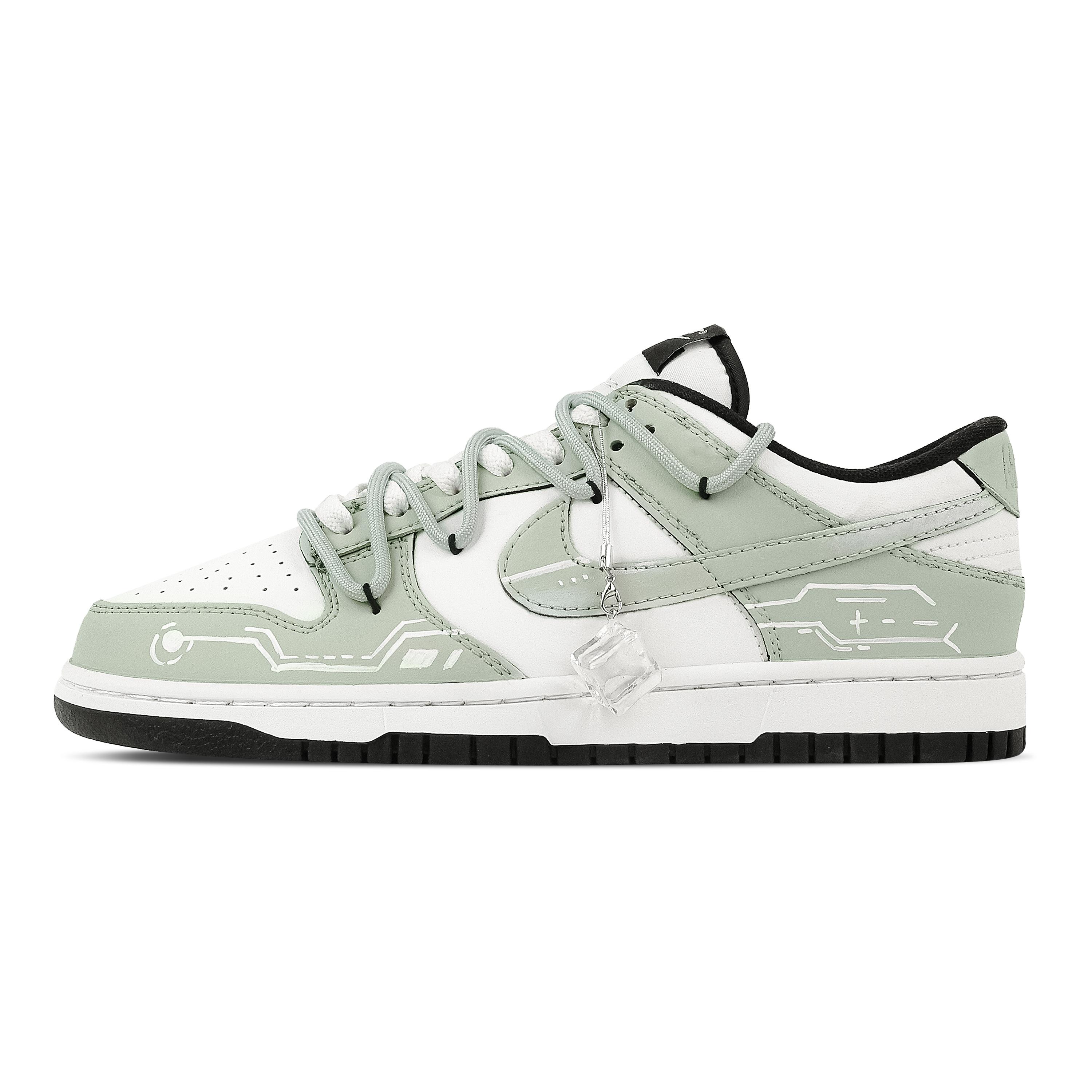 Nike Dunk Cyber Celadon Leather Abrasion Resistant Low top Skateboard Shoes Unisex Green White DD1391-100(Team773-) 45
Nike Dunk Cyber Celadon Leather Abrasion Resistant Low top Skateboard Shoes Unisex Green White DD1391-100(Team773-) 45
