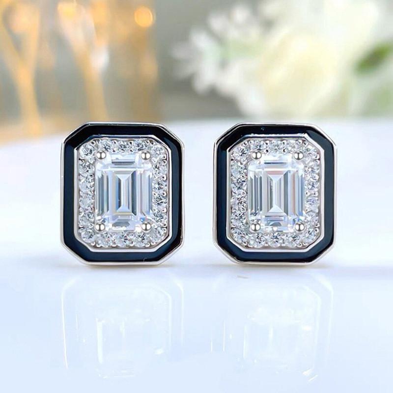 925 Sterling Silver Fashion Female Daily Stud Earrings Geometric Zirconia Crystal Stone Jewelry for Women Accessories
925 Sterling Silver Fashion Female Daily Stud Earrings Geometric Zirconia Crystal Stone Jewelry for Women Accessories