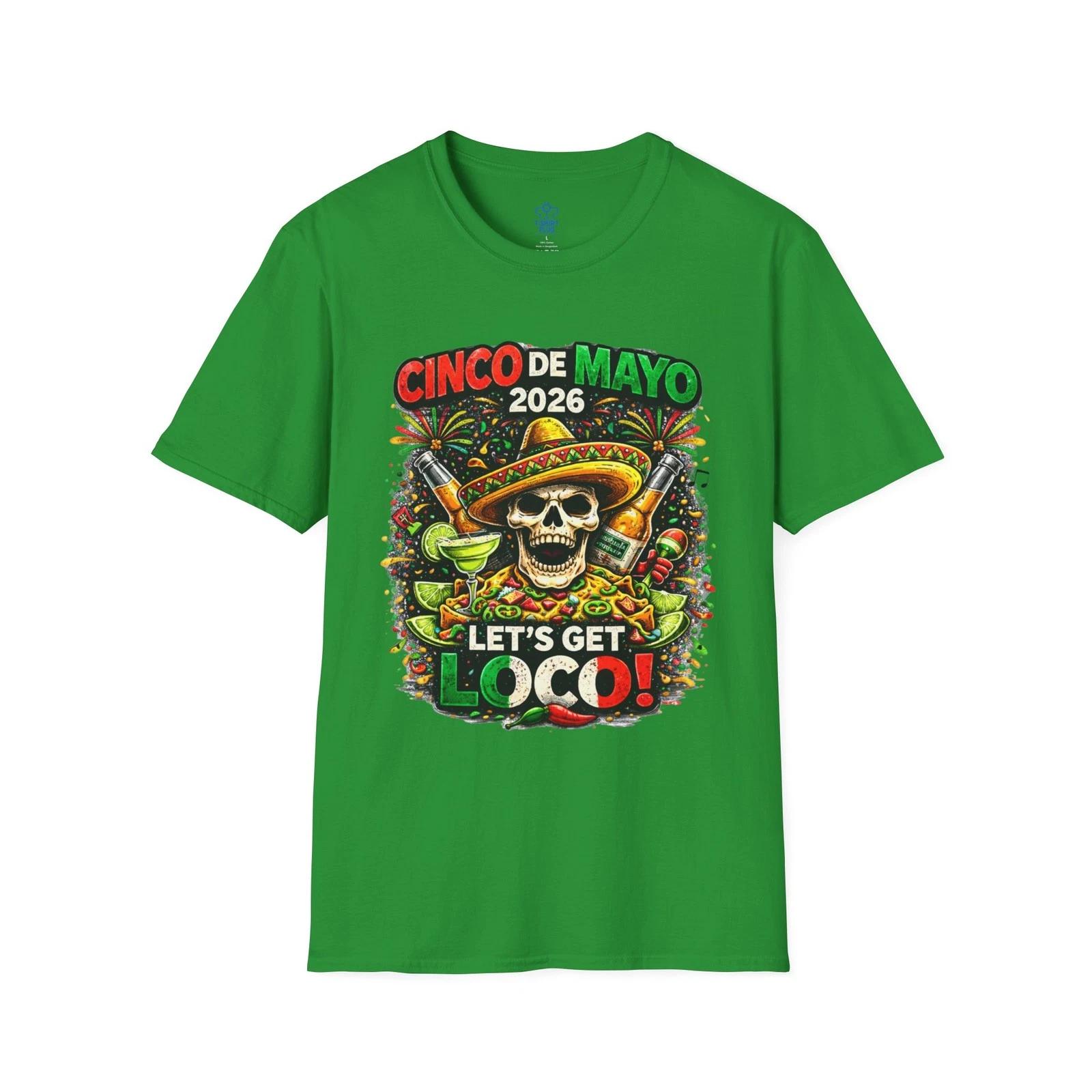 Cinco de Mayo 2026 Lets Get LOCO T shirt 3XL
Cinco de Mayo 2026 Lets Get LOCO T shirt 3XL