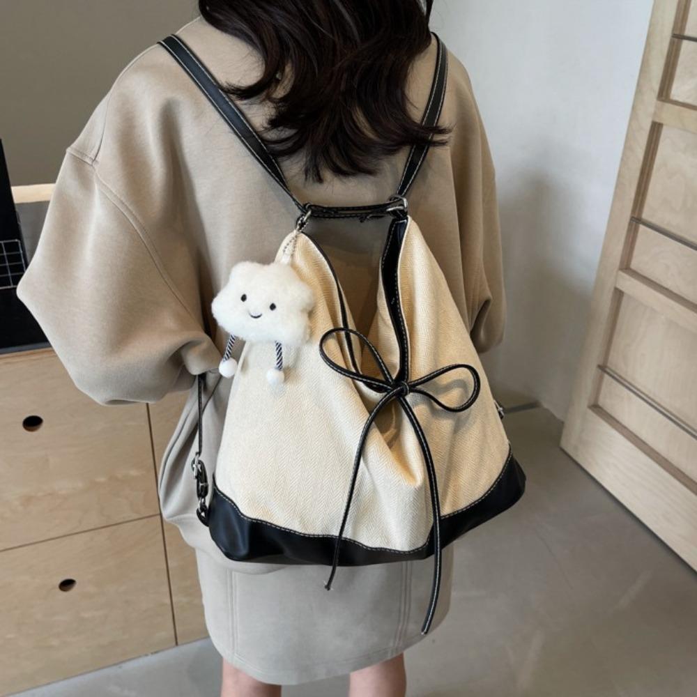 Korean Style Bowknot Tote Bag PU Leather Handbag Backpack Single Shoulder Bucket Bag Girls
Korean Style Bowknot Tote Bag PU Leather Handbag Backpack Single Shoulder Bucket Bag Girls
