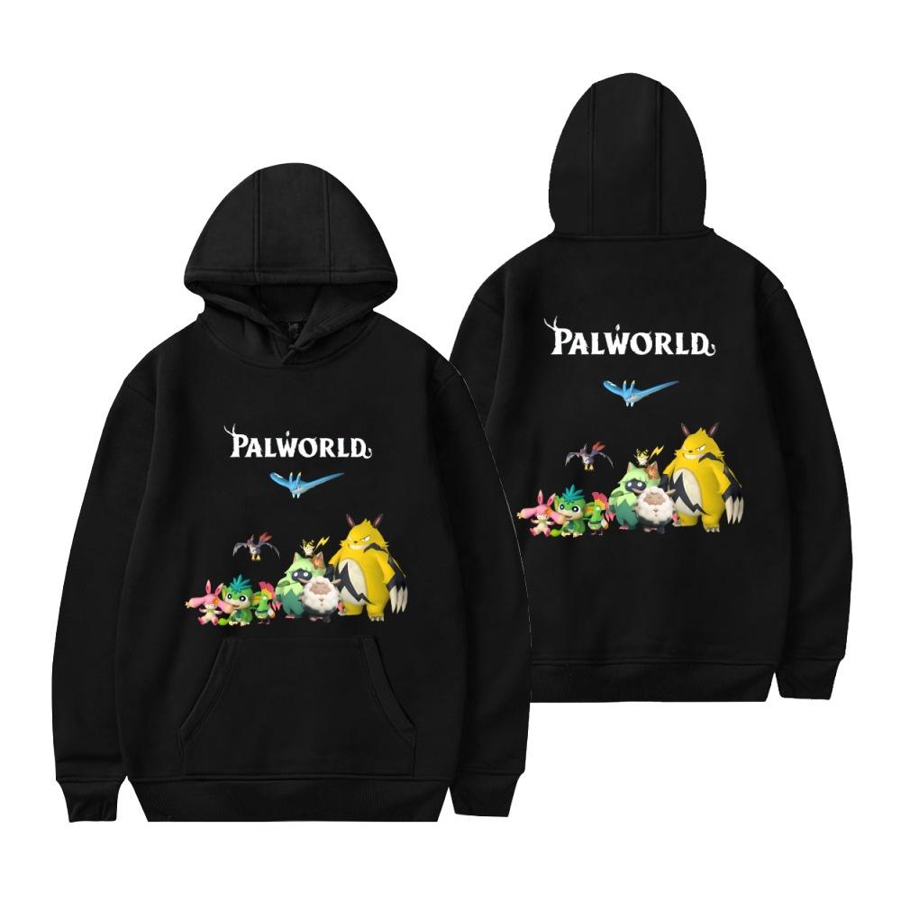 Мужская и женская толстовка с капюшоном Palworld, уличная одежда Harajuku, повседневный пуловер с капюшоном с принтом, толстовки
Мужская и женская толстовка с капюшоном Palworld, уличная одежда Harajuku, повседневный пуловер с капюшоном с принтом, толстовки