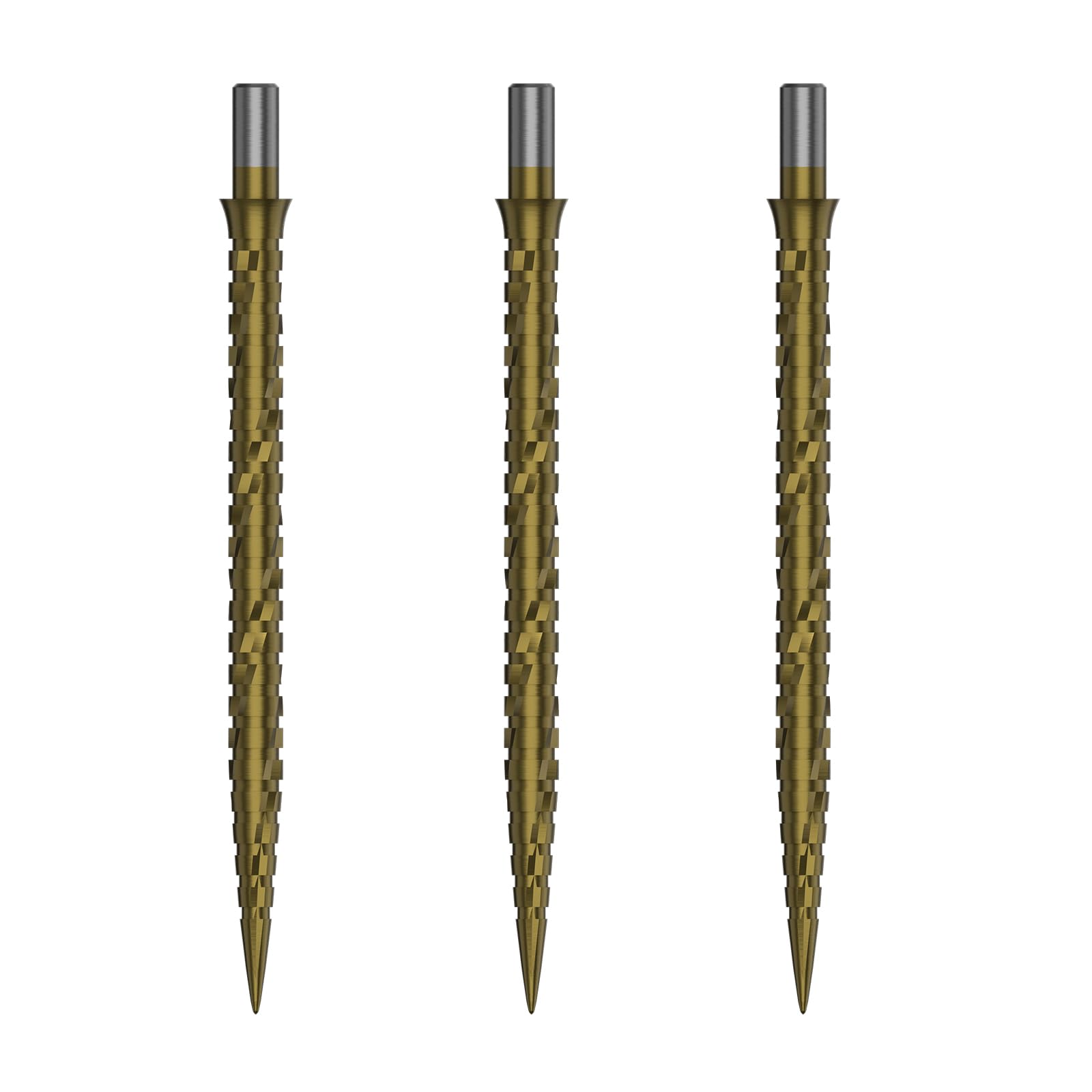 CUESOUL TOUCH POINT II Replacement Dart Tips Steel Color Titanium Set of 3 Point, Design, Coating, (CSDA-GZ9-41)
CUESOUL TOUCH POINT II Replacement Dart Tips Steel Color Titanium Set of 3 Point, Design, Coating, (CSDA-GZ9-41)