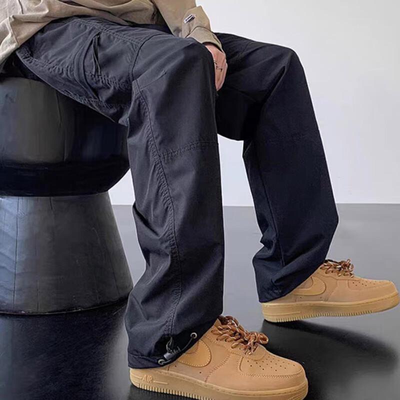 Homlean Men s American Retro Straight Leg Cargo Pants HF01 3XL
Homlean Men s American Retro Straight Leg Cargo Pants HF01 3XL